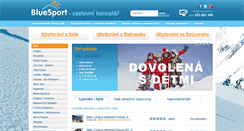 Desktop Screenshot of bluesport.cz