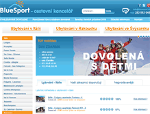 Tablet Screenshot of bluesport.cz